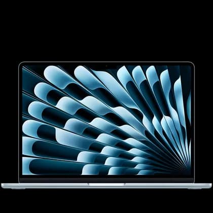 13-inch MacBook Air: Apple M5 chip with 10-core CPU and 10-core GPU, 24GB, 1TB SSD - Sky Blue,Model A3449