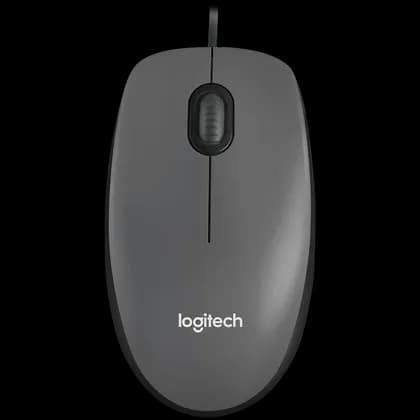 LOGITECH Mouse M100 - BLACK - USB - EMEA-914 - AKOYA HANGTAB BOX M100