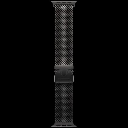 49mm Black Titanium Milanese Loop - Large