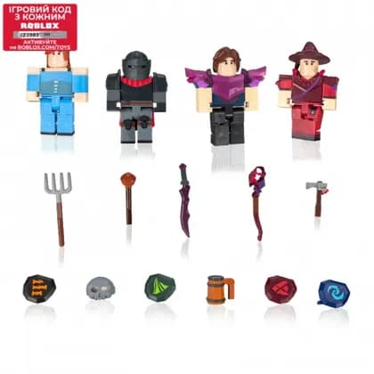Игровая коллекционная фигурка Jazwares Roblox Four Figure Pack Vesteria: Dark Forest W5