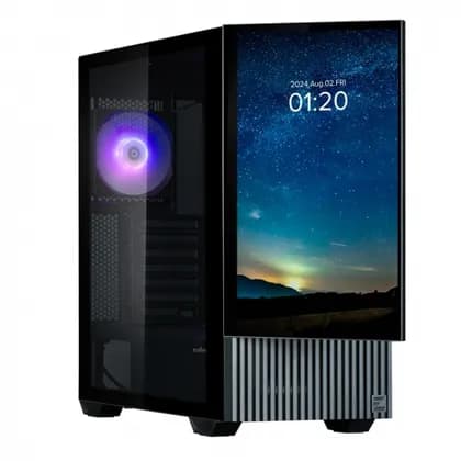 Корпус Zalman Z10 DS, без БП,  2xUSB3.0, 1хUSB Type-C, 2х120мм, 1x120мм ARGB, TG Side Panel, ATX, Monitor, чёрный,Z10DSBLACK