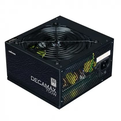 Блок питания Zalman Decamax  (700W) 85%, 80 Plus, 120мм, 1xMB 24pin(20+4), 1xCPU 8(4+4)+4pin, 3xMolex, 6xSATA, 4xPCIe 8pin(6+2),ZM700-LX3