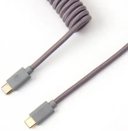 Aviator Cabel Type-A/Type-C Keychron Coiled Cable Grey