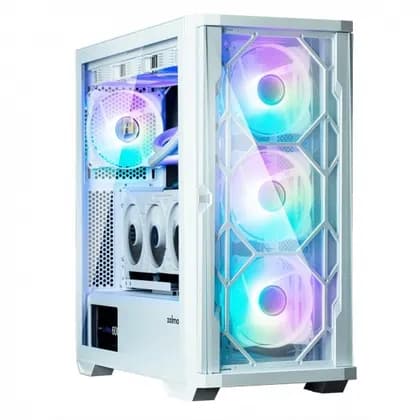 Zalman Computer case Z10 Duo White, without PSU, EATX, White
