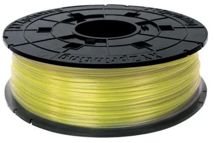 Катушка с нитью 1.75мм/0.6кг PLA XYZprinting Filament для da Vinci, прозрачный желтый
