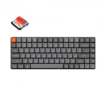 Клавиатура механическая Keychron K3 MAX 84Key, K pro Brown, WL/BT/USB-A, Hot-swap, QMK, EN/RU/UZ, RGB, черный K3M-H1-UZ
