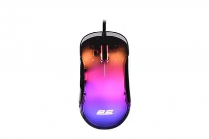 Мышь игровая 2E Gaming MG345 Transparent, RGB USB Black