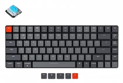 Клавиатура Keychron K3  84 Key Low Profile  Gateron   White LED Blue