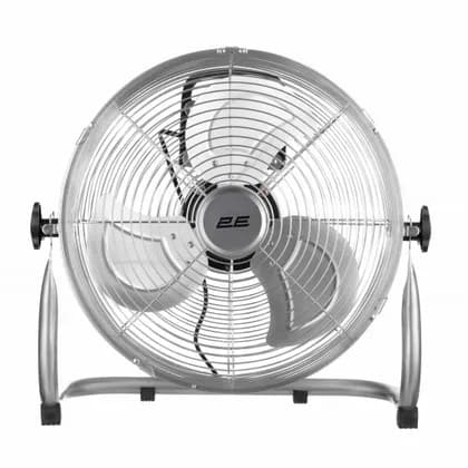 Вентилятор напольный 2E PowerWind 35C профессиональный, 35см, 65Вт, кнопки, двигатель медь 100%, сер