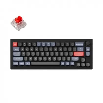 Клавиатура Keychron V2 68 Key QMK Keychron K PRO Red Hot-Swap RGB Knob Carbon BlackV2D1_KEYCHRON