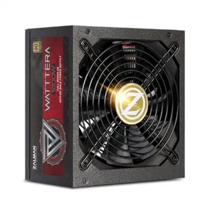 Zalman 1200W WATTTERA 80PLUS GOLD Full Modular Power Supply, 135mm Quiet Fan with Two Ball Bearing, 99.9% Active PFC, +12V Output, Japanese 105°C Electrolytic Capacitors, Black | ZM1200-EBTII