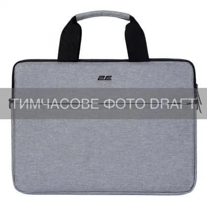 Сумка для ноутбука 2E, Slim Keeper 13.3/14", серый, 2E-CBT2384GR