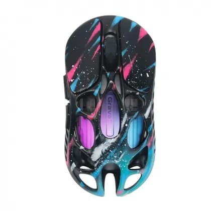 Мышь GravaStar Mercury X Pro, 8K, BT/WL/USB-A, RGB, Neon Graffiti/ GSXPRO_CG_BLK