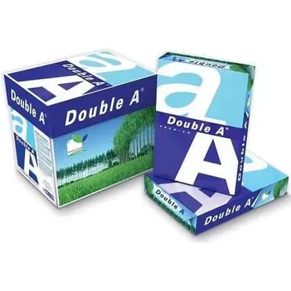 Double A4 плотность 80г/м2; 500 лист/пач.; вес пачки 2,5кг