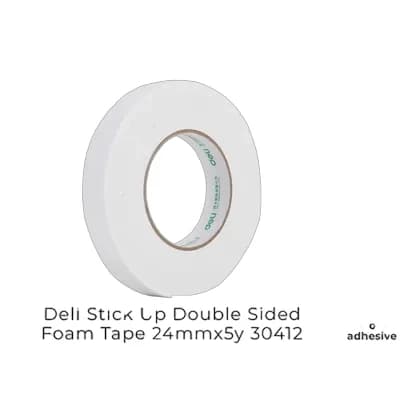 Скотч двухсторонний 24ммх5у Deli (на пенной основе)
