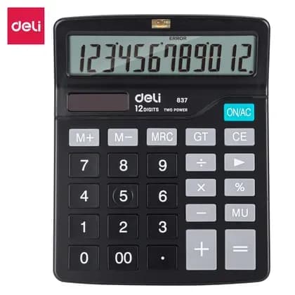 Калькулятор 12 разрядный 837 Deli