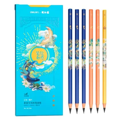 Карандаши для скетчинга B*6шт+HB*3шт+H*1шт 58199A Deli