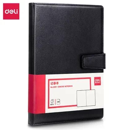 Книжка записная 120л 211*140mm (чёрн.) 3301 Deli