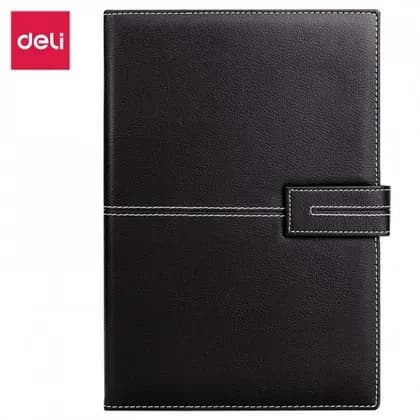 Книжка записная 120л A5 (чёрн.) N142G Deli