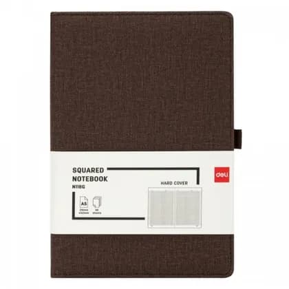 Книжка записная 96л A5 (хаки) N118G Deli