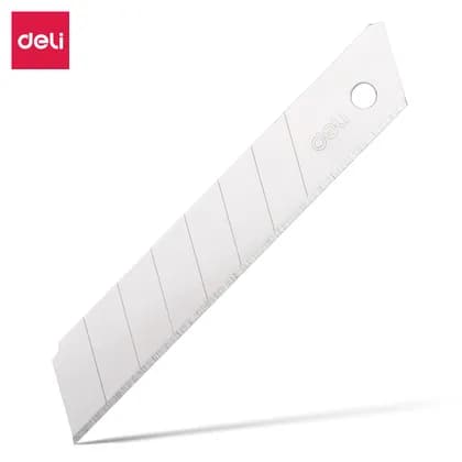 Лезвия 18мм 10шт Deli