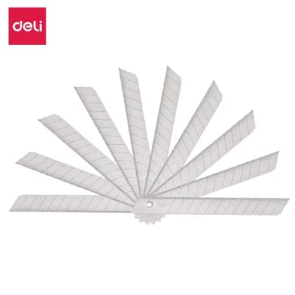Лезвия 9мм 10шт 2012Deli