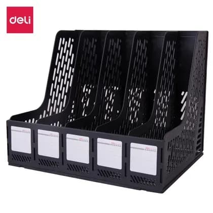 Лоток вертикальный 5шт. 9838 (чёрн.) Deli