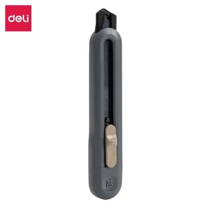 Нож  канцелярский 18мм NS062 (ср) Deli
