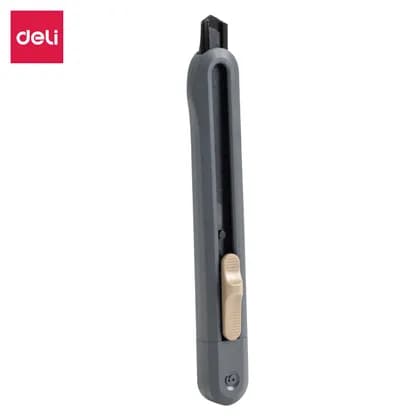 Нож  канцелярский 9мм NS063 (ср) Deli