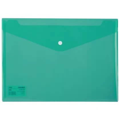 Папка-конверт с кнопкой (зл) 5505 Deli