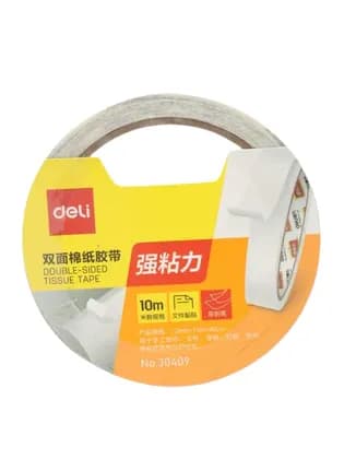 Скотч двухсторонний 12ммх10м 30409 Deli
