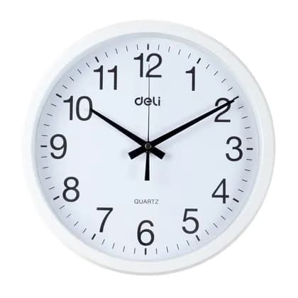 Часы настенные D30см 9005 (бл) Deli