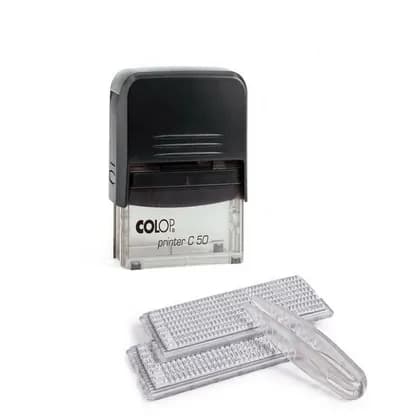 Штамп самонаб.Printer 50N/2 Set19A+B (чр/сн) Colop