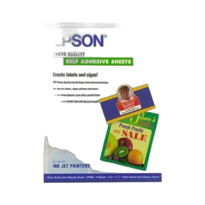 Photo Quality Self-Adhesive sheet A4+. Листы. Формат A4
