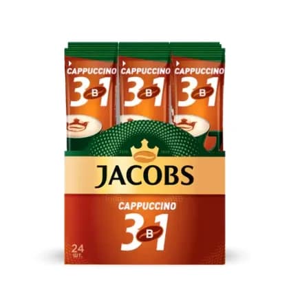 Jacobs 3в1 Капучино 24х11гх10 (240штук)