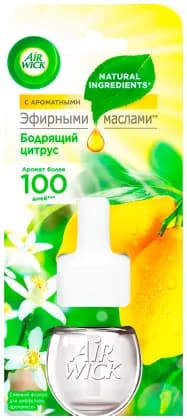 AirWick cменный флакон для диффузора аромамасел Бодрящий цитрус 19мл х6