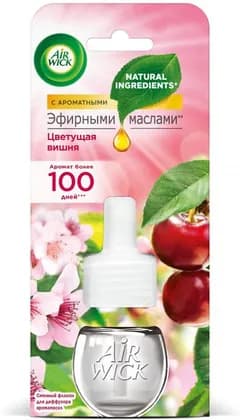 AIRWICK cменный флакон для диффузора аромамасел Цветущая вишня 19мл х6