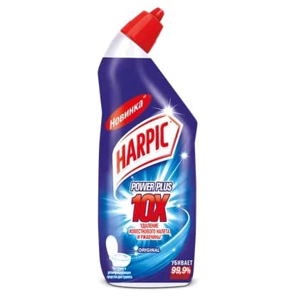 Средство дезинфицирующее для туалета Harpic Power Plus Оригинальный 450мл х12