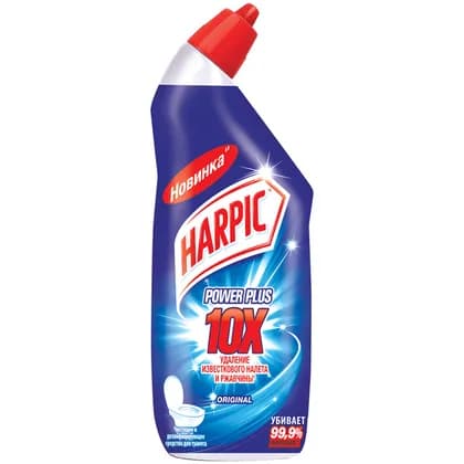 Средство дезинфицирующее для туалета Harpic Power Plus Оригинальный 700мл х8
