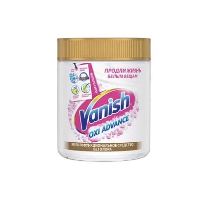Птяновыводитель, отбеливатель для белой ткани VANISH Oxi Advance 400гр х6