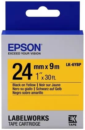 Лента Epson LK-6YBP