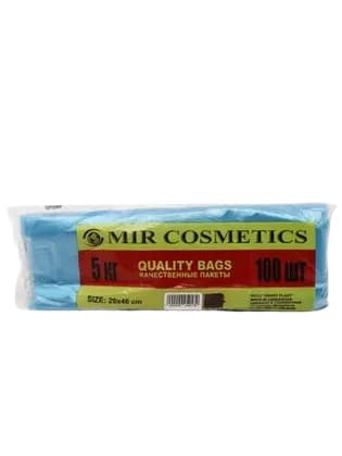 Пакет MIR COSMETICS 100шт 5кг (синий)