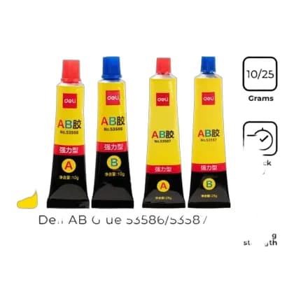 Клей двухкомп. прозр. 20гр 53586 Deli