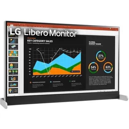 Монитор LG Libero 27BQ70QC-S 27" QHD IPS Monitor, 2560 x 1440, 75Hz, 5ms, Detachable Webcam, Speakers, USB-C | 27BQ70QC-S.AMA