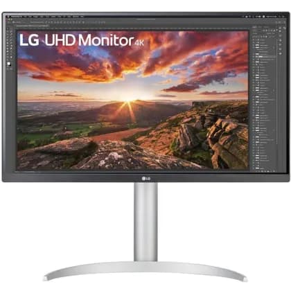 Монитор LG UltraFine 27UP850K-W 27" 4K UHD IPS Monitor, 60Hz, 5ms, HDR 400, USB-C 90W PD, Speakers, Height/Pivot/Tilt Adjustable Stand, White | 27UP850K-W