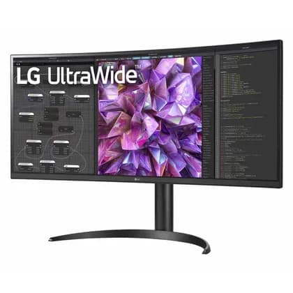 Монитор LG 34WQ75C-B 34" Curved UltraWide QHD IPS Monitor, 60Hz, 5ms, HDR10, USB-C, RJ45 LAN, Built-In Speakers, Black | 34WQ75C-B.AMA