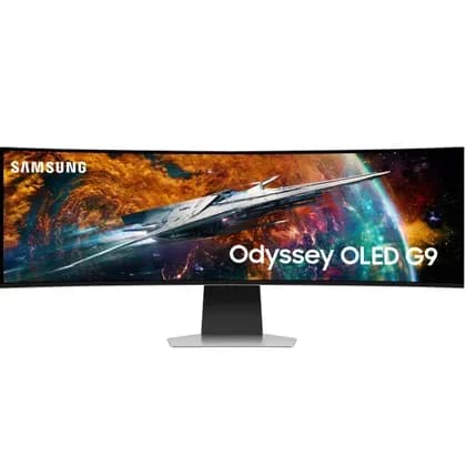Монитор Samsung Odyssey OLED G9 G95SC 49" Curved Gaming Monitor, DQHD (5120 x 1440), 240Hz, 0.03ms, HDR10+, Smart TV, Built-in Speakers | LS49CG954SMXUE