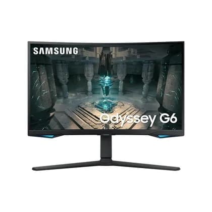 Монитор Samsung Odyssey G6 G65B 27" Curved QHD VA Gaming Monitor, 240Hz, 1ms, FreeSync Premium Pro, Smart TV, Black | LS27BG650EMXUE