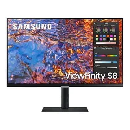 Монитор Samsung ViewFinity S8 S27B800 27" UHD 4K IPS Monitor, 3840x2160, 60Hz, 5ms, HDR400, USB-C, Height Adjustable | LS27B800PXMXUE