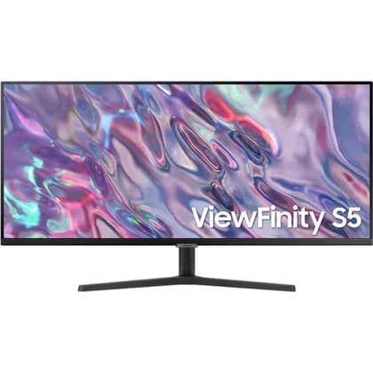 Монитор Samsung ViewFinity S5 S50GC 34" Ultra WQHD Flat Monitor, 100Hz Refresh Rate, 5ms GTG, VA Panel, HDR10, AMD FreeSync, DP, HDMI | LS34C500GAMXUE